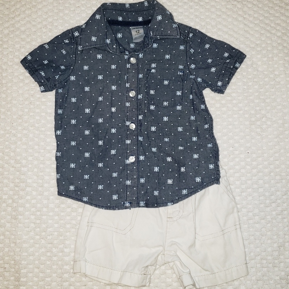 Carter's Toddler Boy Shirt and Short Set